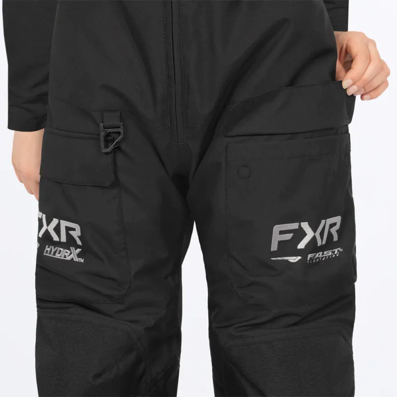 FXR Child Excursion FX Bib Pant 27, sort