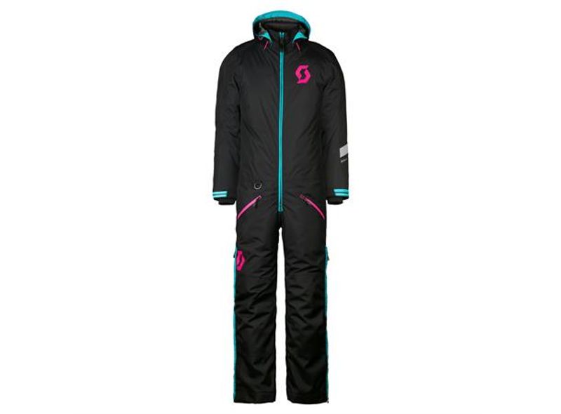 Scott DS JR Monosuit, sort/rosa
