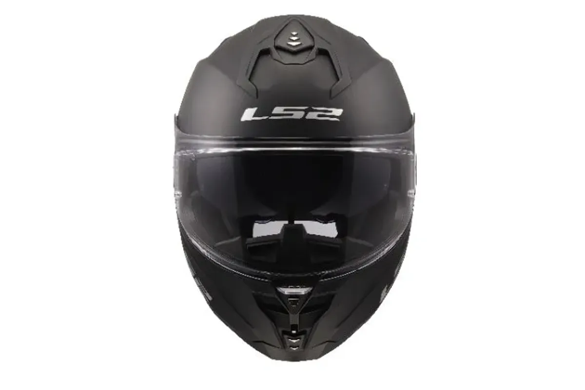 LS2 FF817 Challenger II MC-Hjelm, matt svart