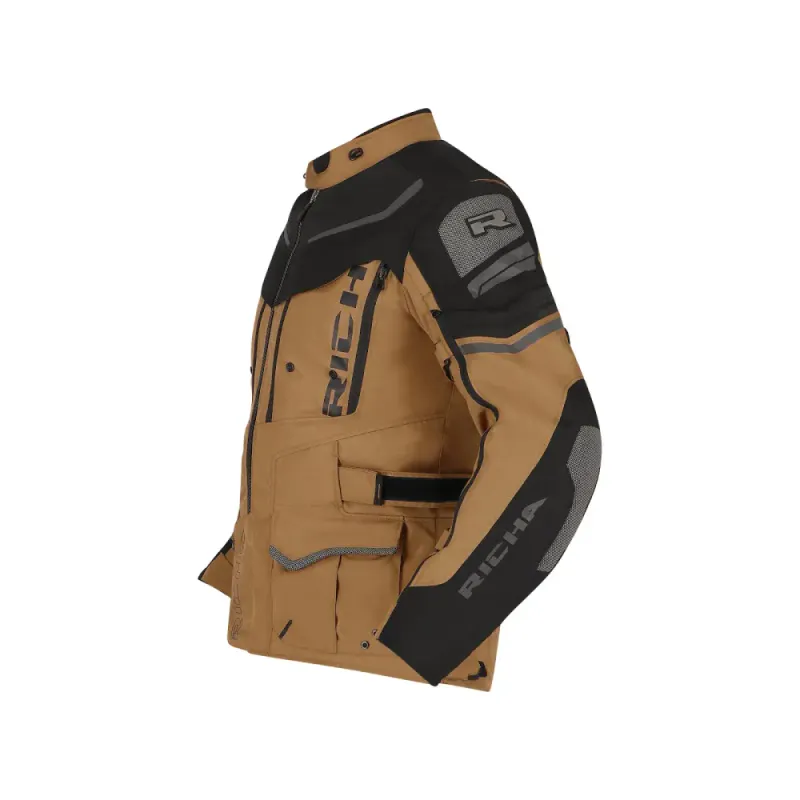 Richa Infinity 2 Adventure MC-Jakke, camel/svart