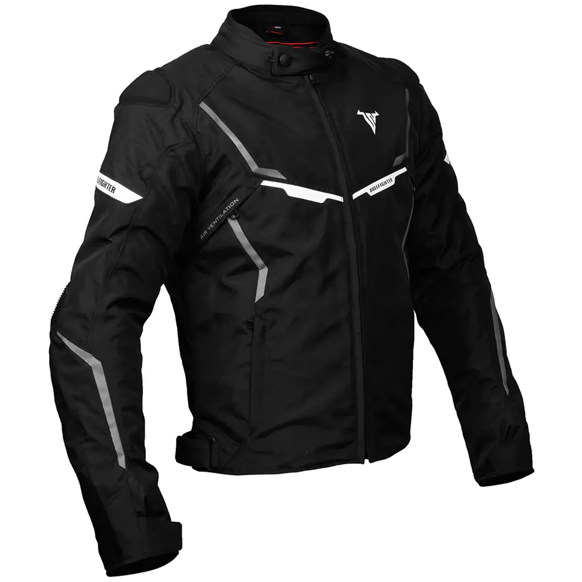 Bullfighter Solo II MC-jakke, svart/hvit