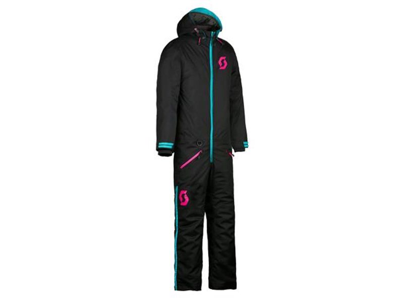 Scott DS JR Monosuit, sort/rosa