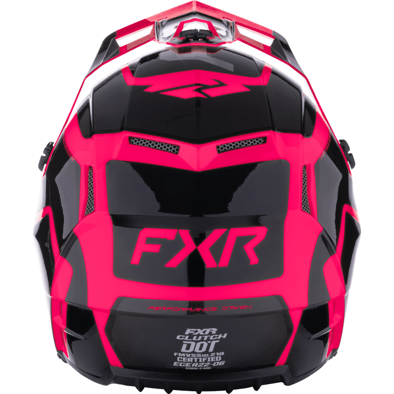 FXR Youth Clutch Evo Helmet 26, black/razz