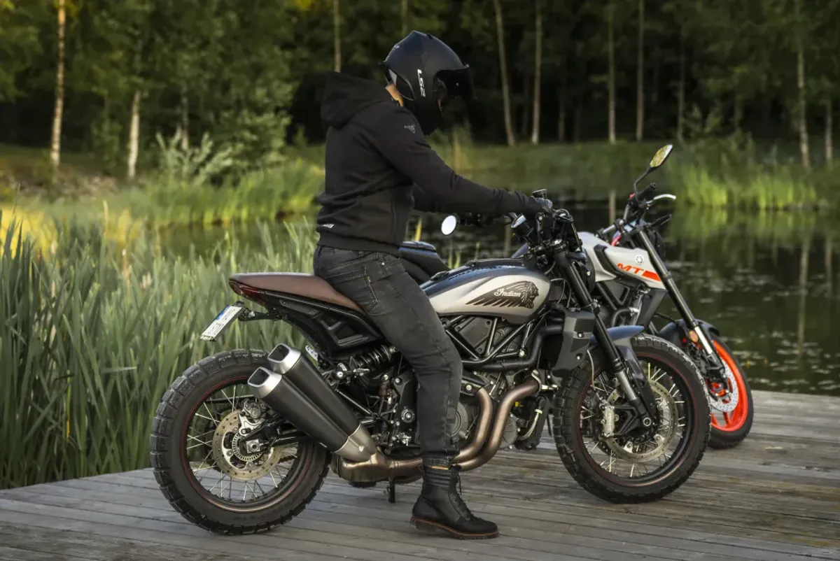 Bullfighter Cobra Kevlar MC-Jeans, mørkegrå. Lengde: 32 