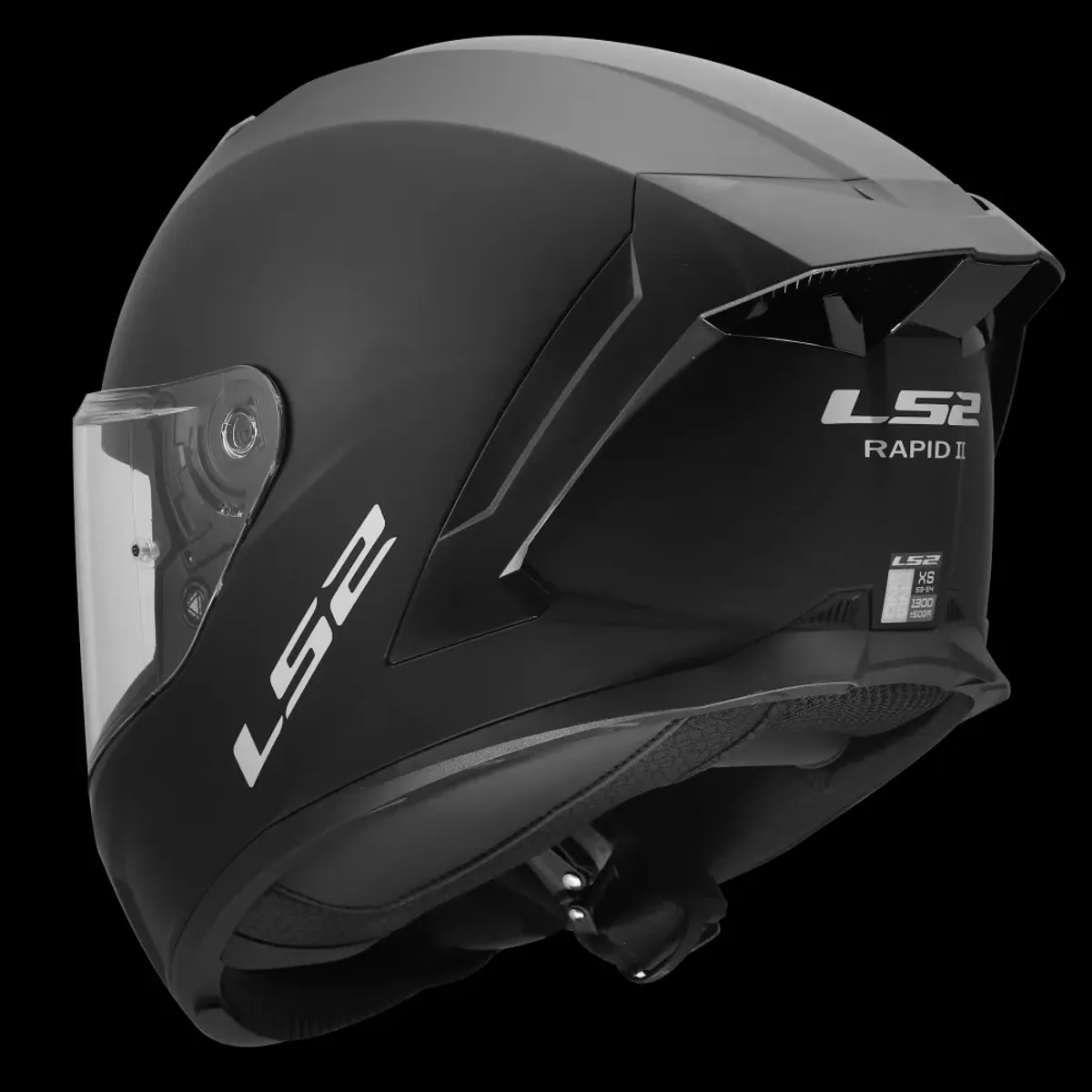 LS2 FF820 Rapid III MC-Hjelm, matt svart