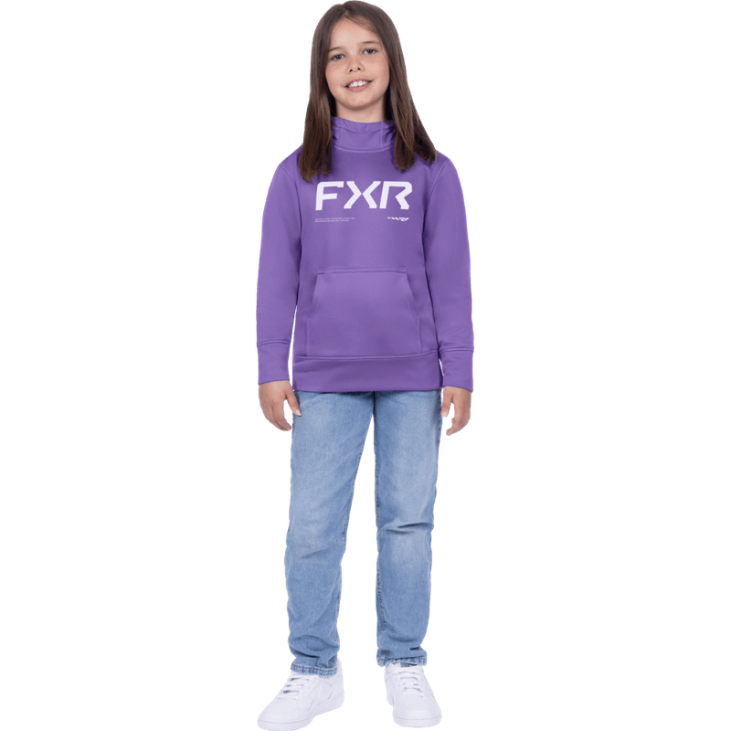 FXR Yth Hydrogen Tech PO Hoodie 26, amethyst
