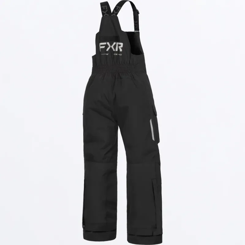 FXR Child Excursion FX Bib Pant 27, sort