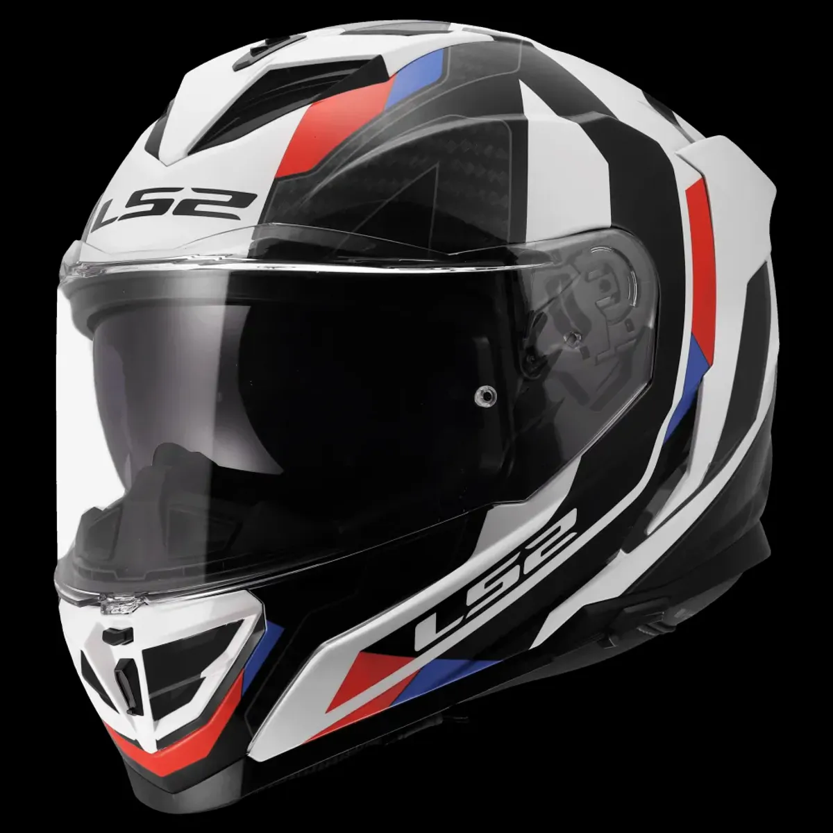 LS2 FF818 Storm III Sporty MC-Hjelm, hvit/blå/rød