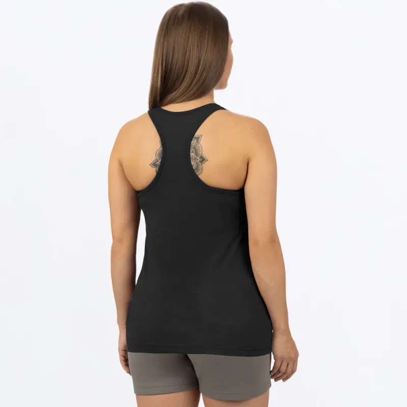 FXR W Podium Premium singlet, sort/liberty