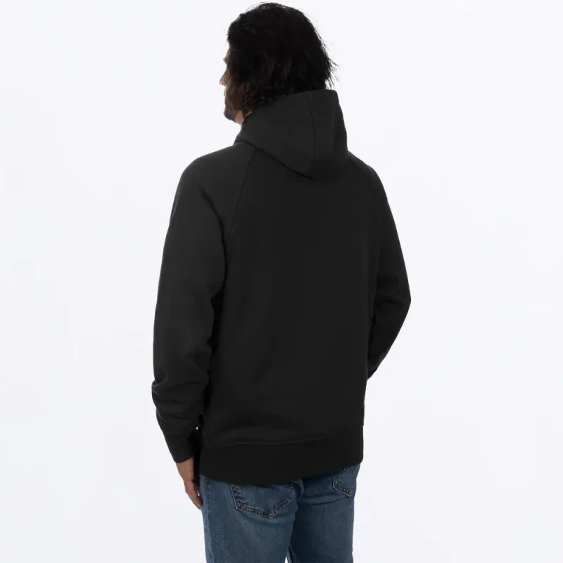 FXR Unisex Split Hoodie, black/neon fusion