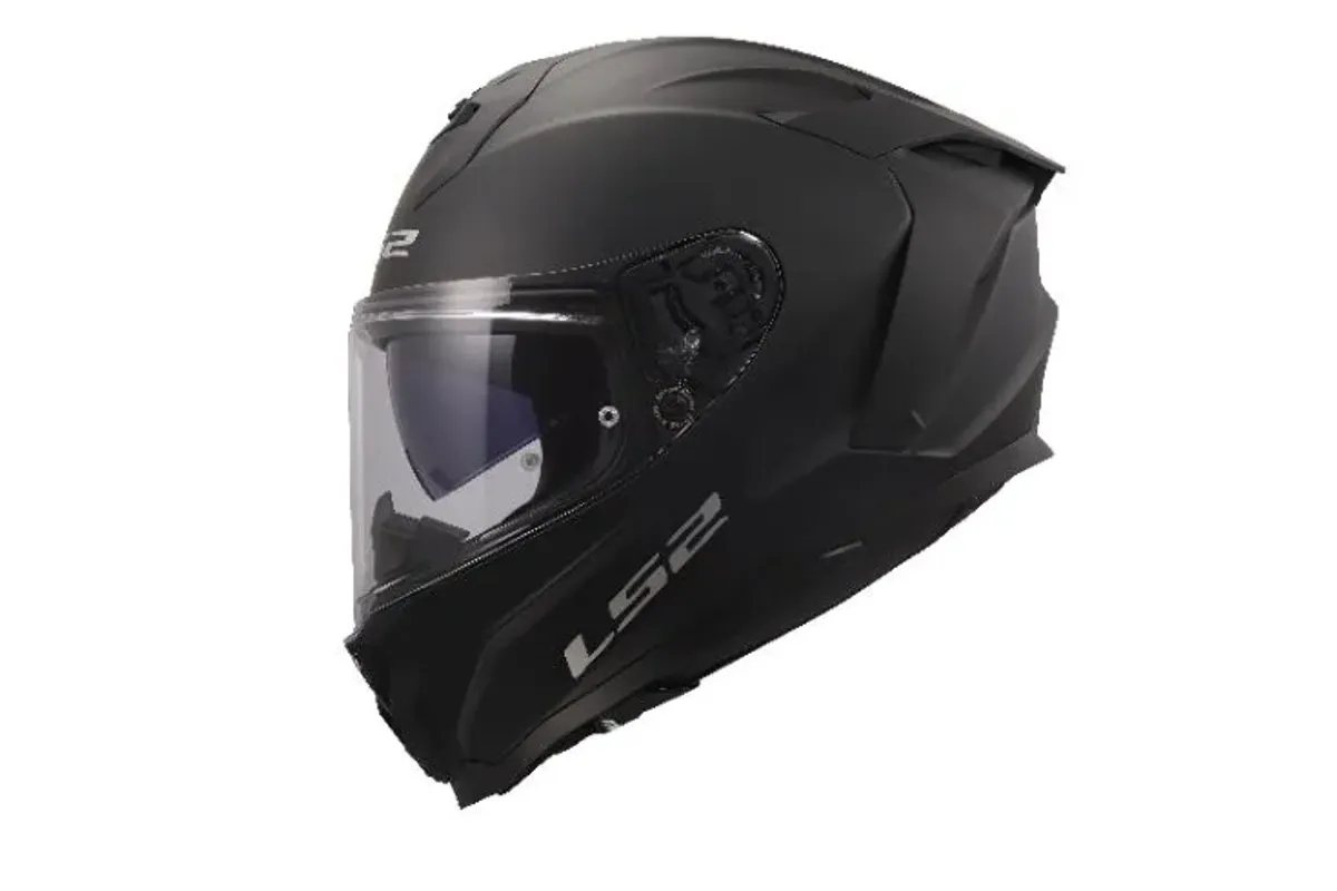 LS2 FF817 Challenger II MC-Hjelm, matt svart