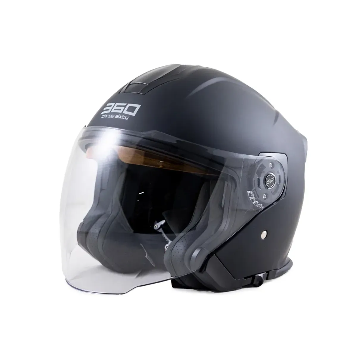 360 Touring 2.0 Halvhjelm, sort