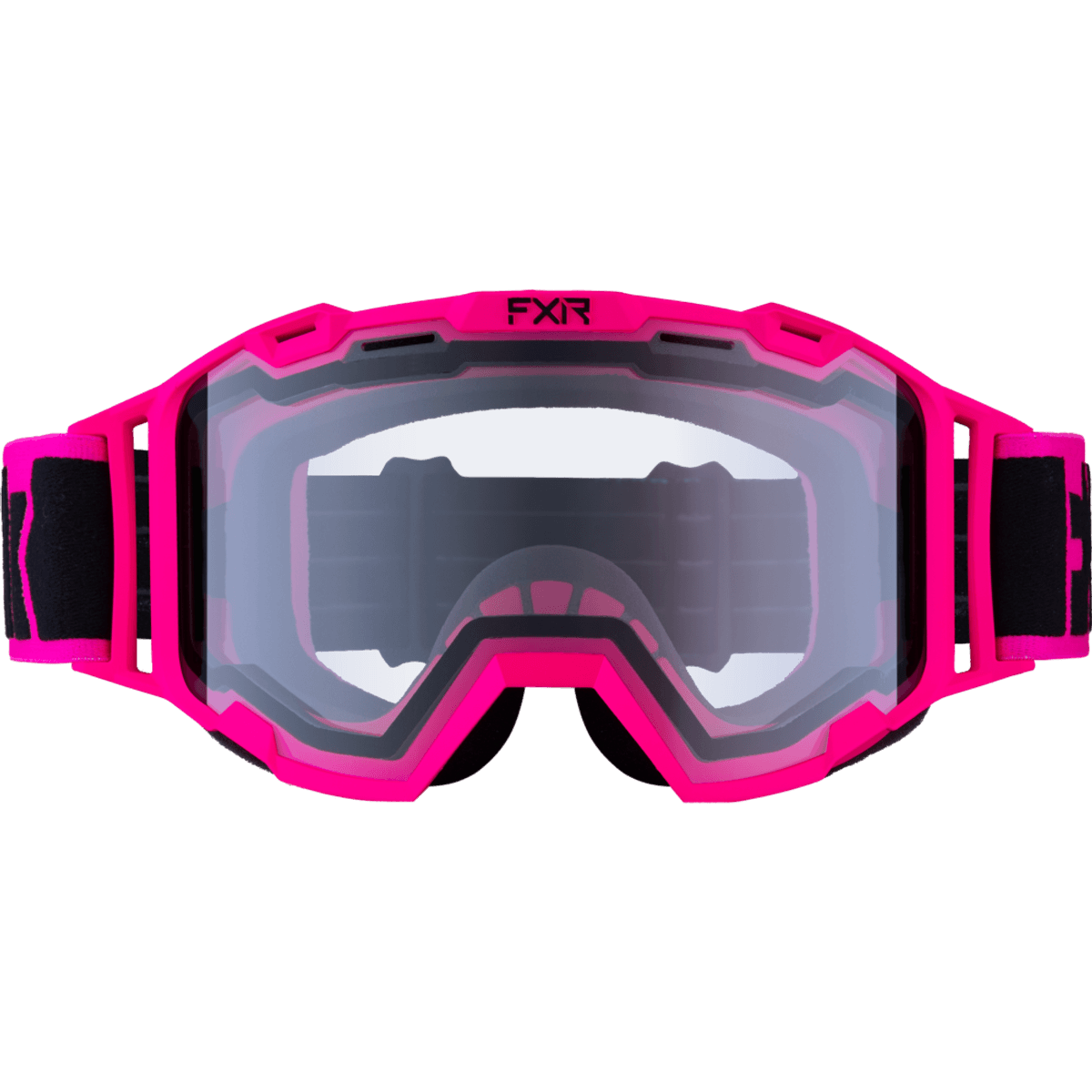FXR Yth Maverick Clear Goggle, e pink